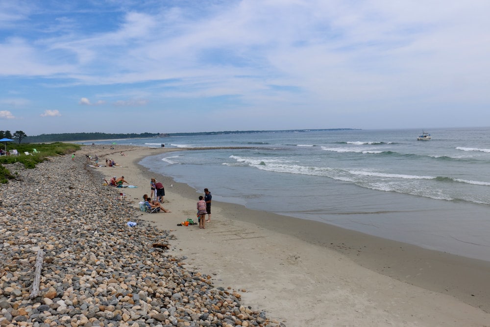 laudholm beach Maine swimming