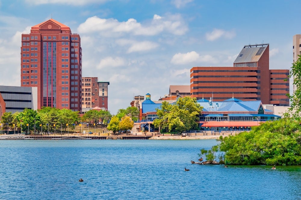 downtown Toledo Ohio maumee river