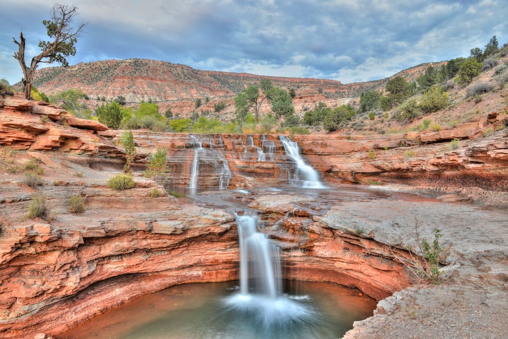 toquerville falls Utah swimming