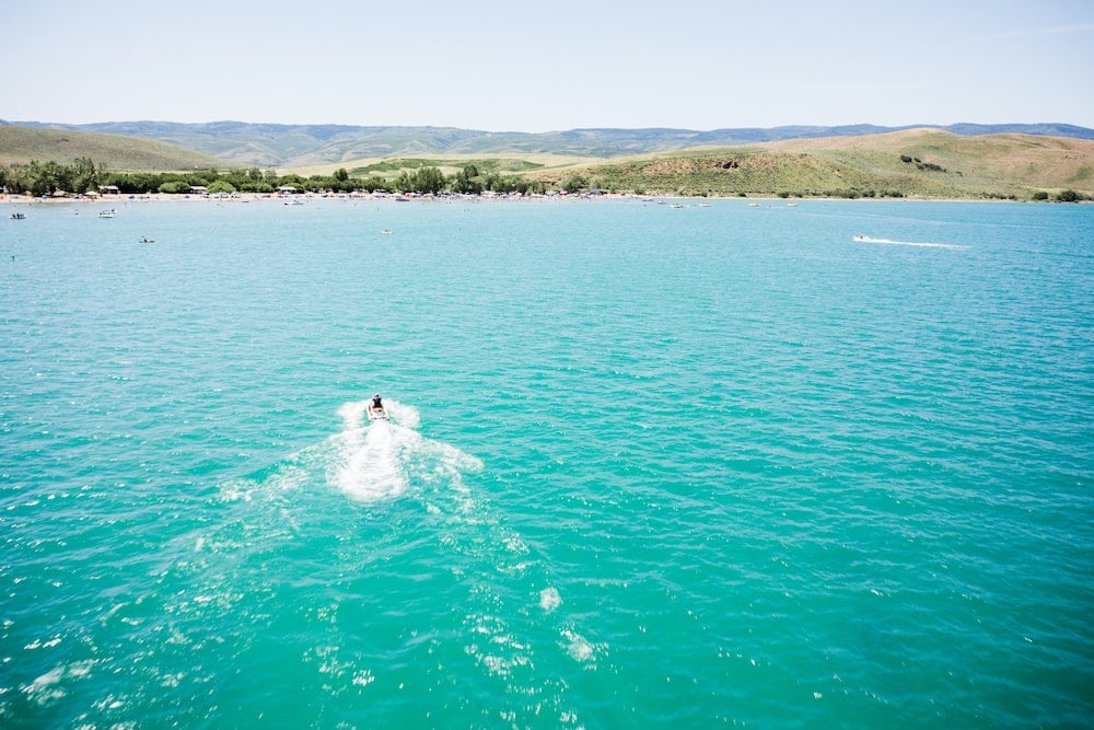 Utah camping bear lake