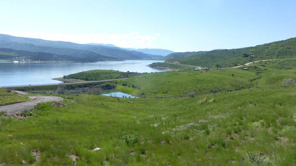 rock port reservoir Utah lake camping