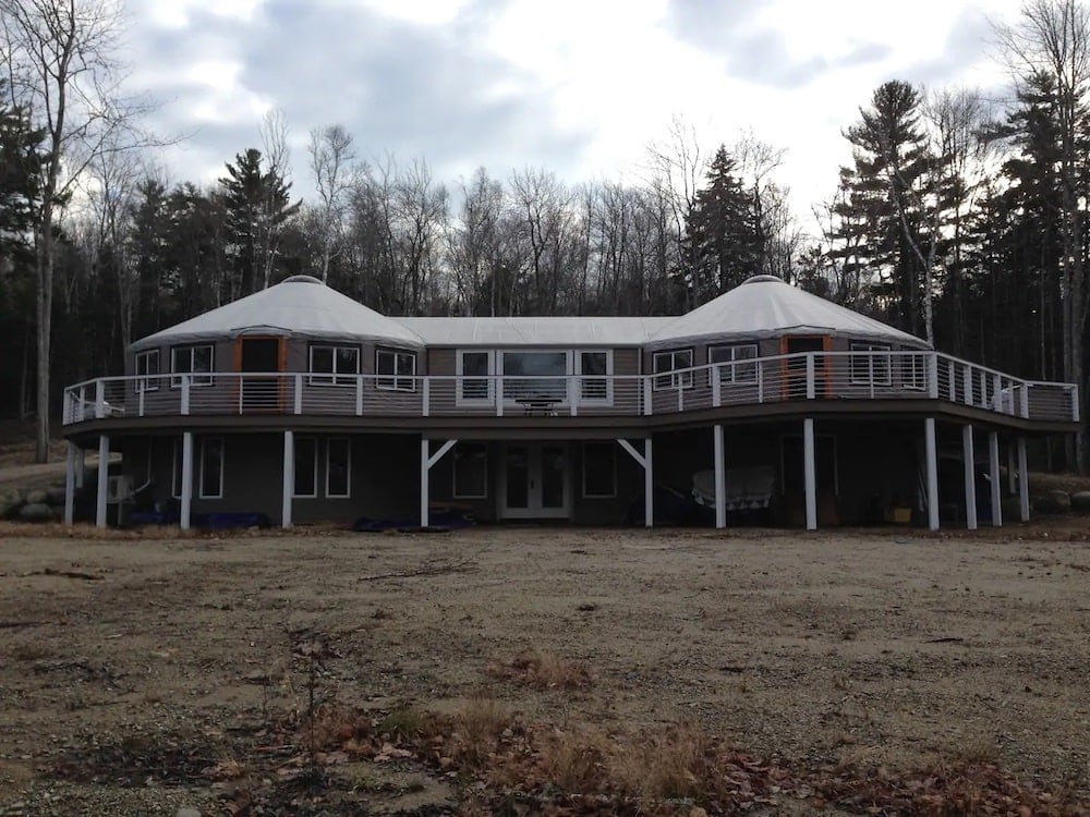 luxury yurt maine