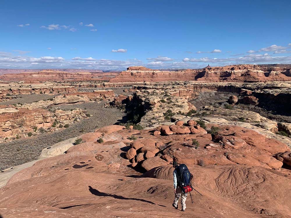 backpacking canyonlands needles district