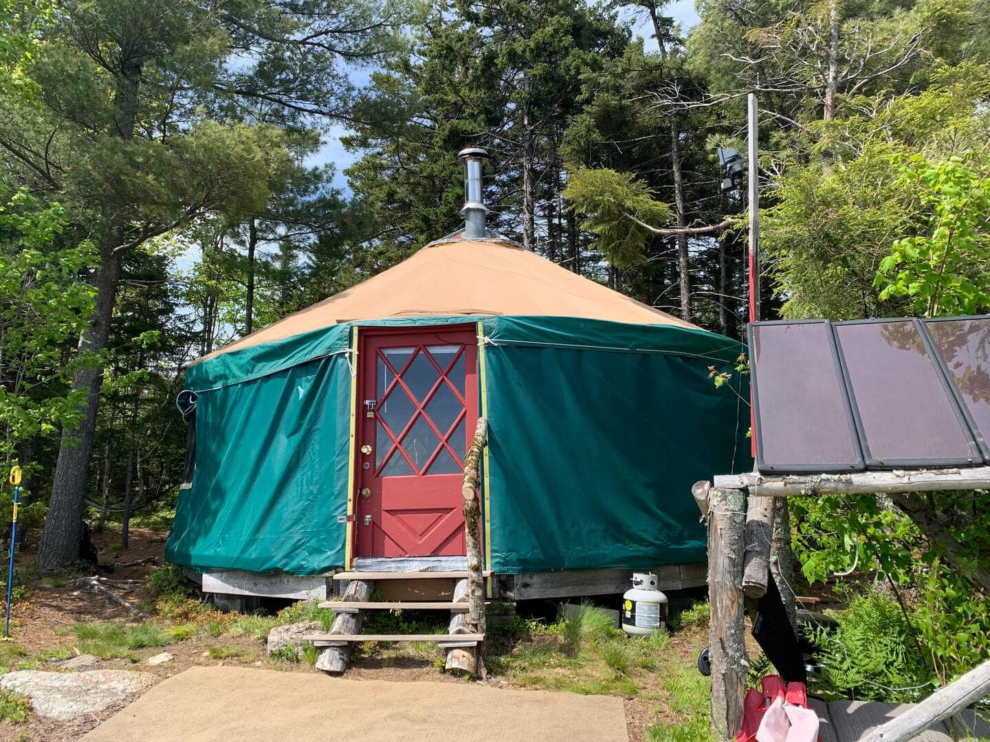 mountain top yurt