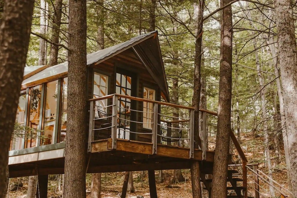 Hemlock Hideout Treehouse New Hampshire