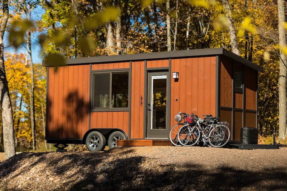 Boho Escape Tiny House wisconsin