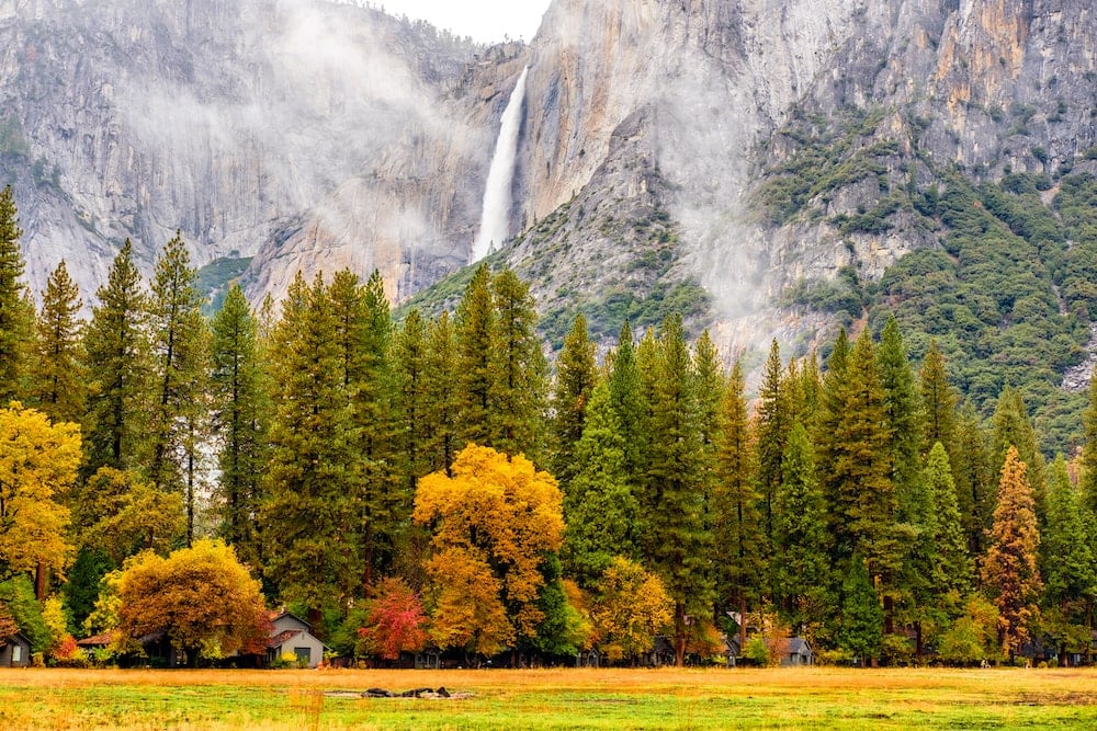 Yosemite california fall