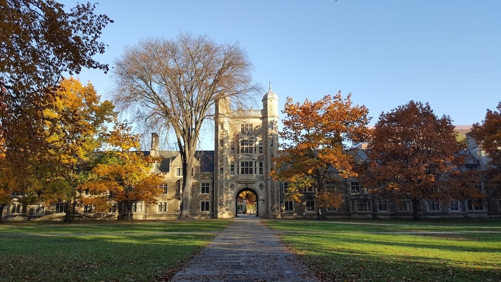 Ann Arbor Michigan fall colors