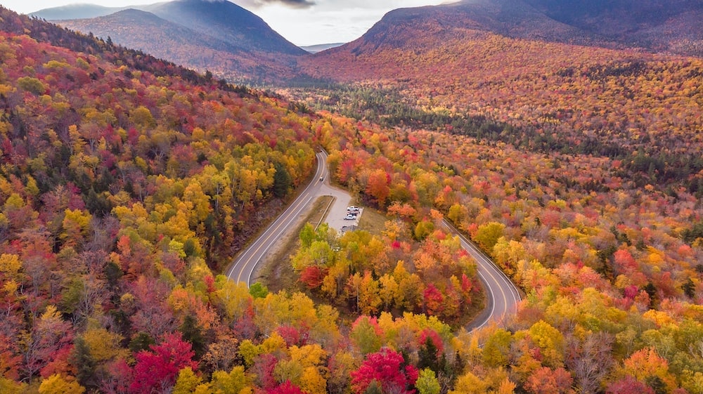 The Kancamagus Highway New Hampshire fall