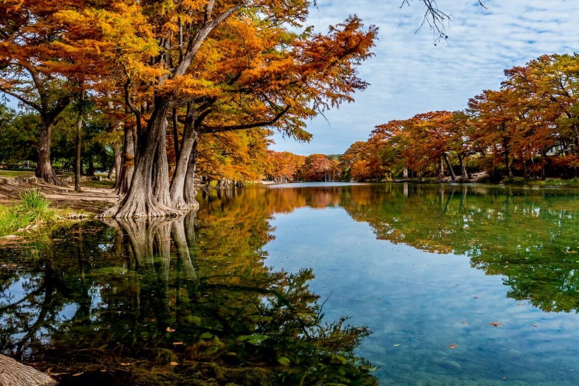 best places to visit texas in the fall