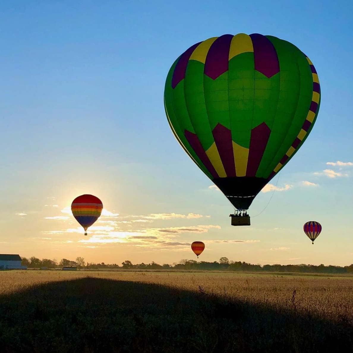 lake geneva hot air balloons