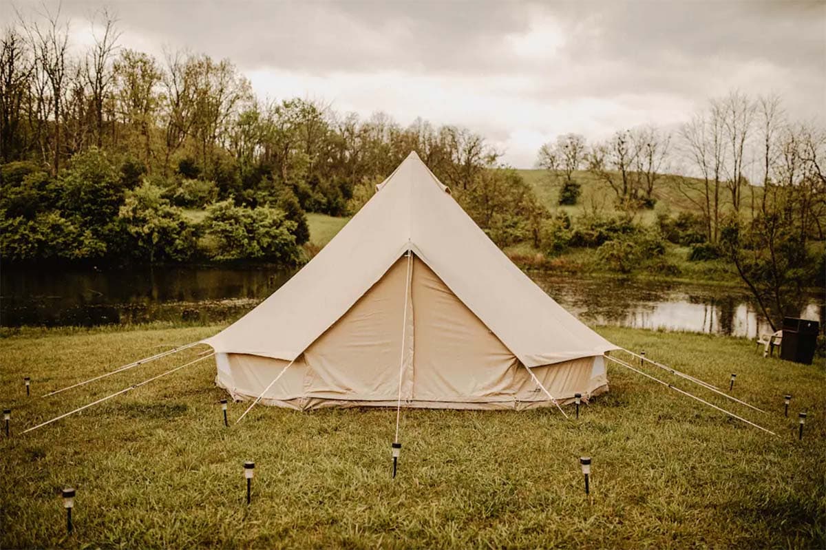 glamping tent togo new hampshire