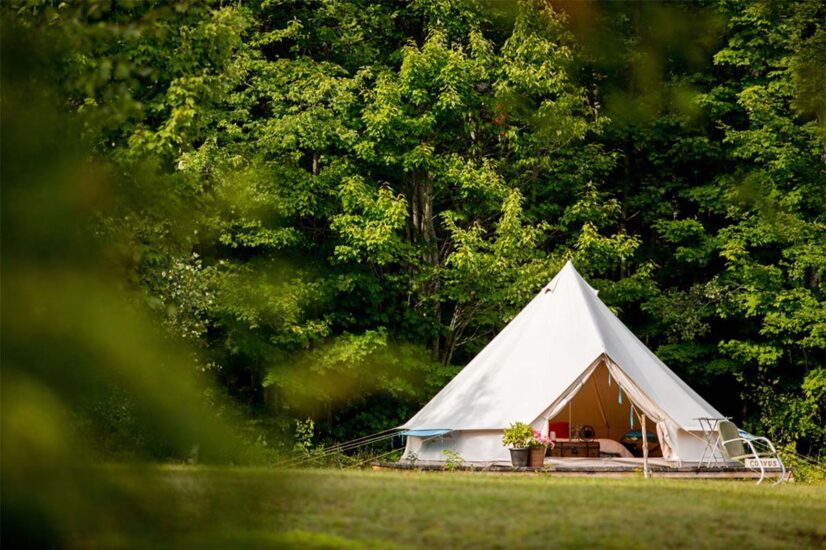 11 Luxurious Glamping Spots in New Hampshire Territory Supply