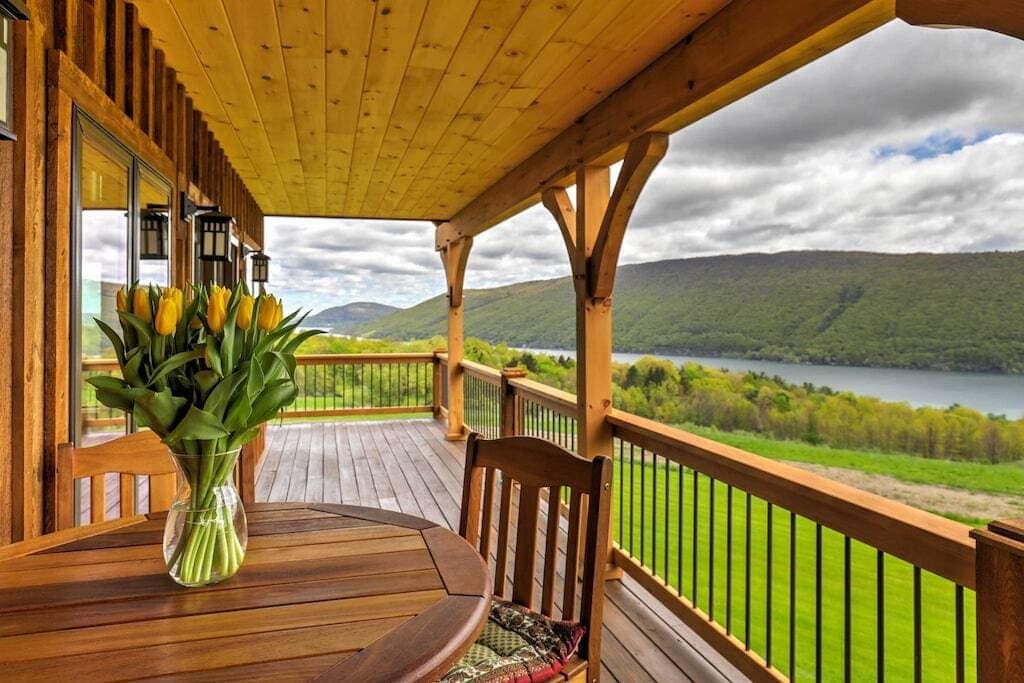 luxury finger lakes cabin rental