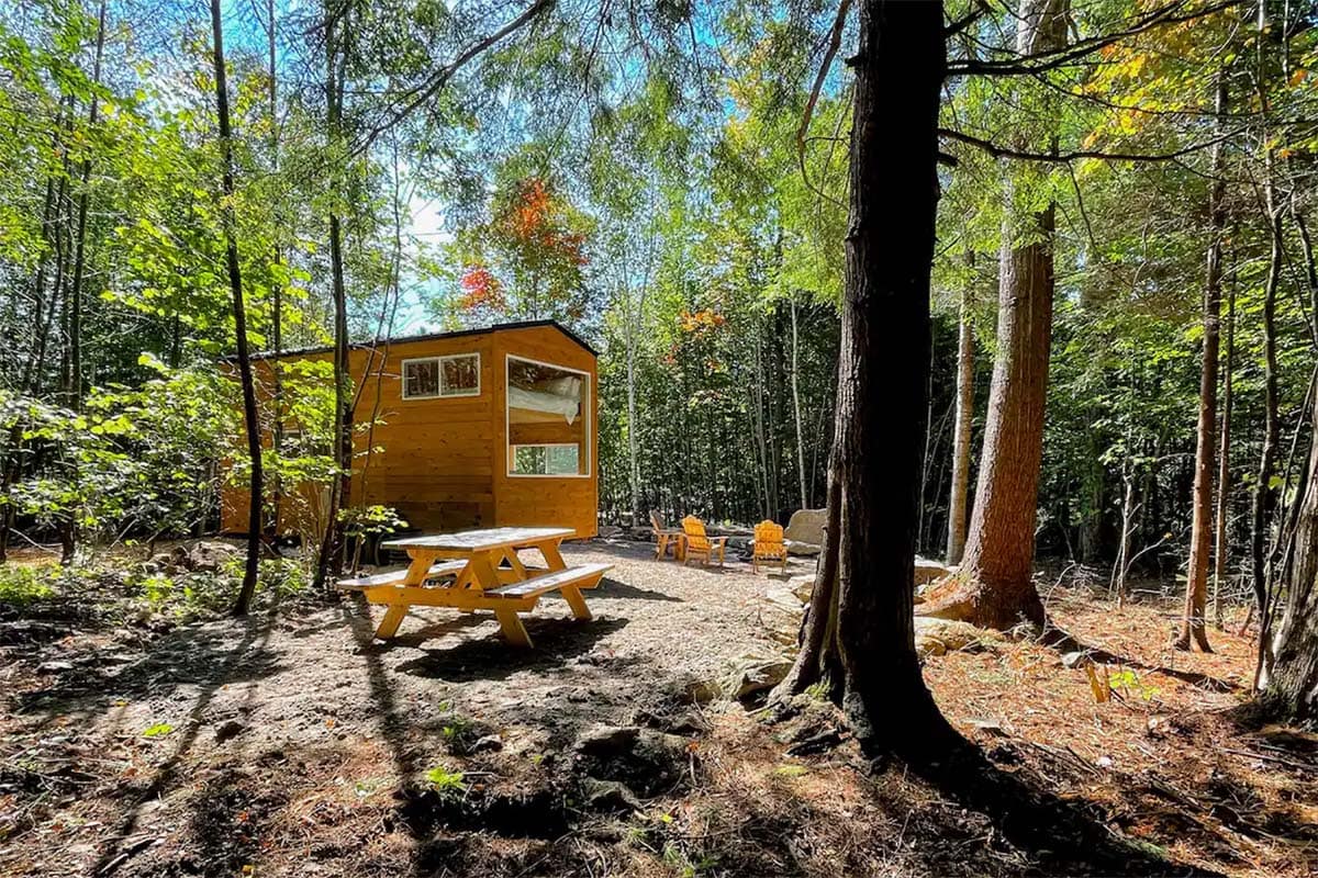 new hampshire glamping tiny home