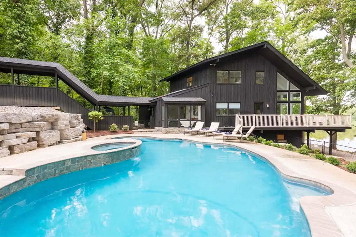 new jersey cabin with pool
