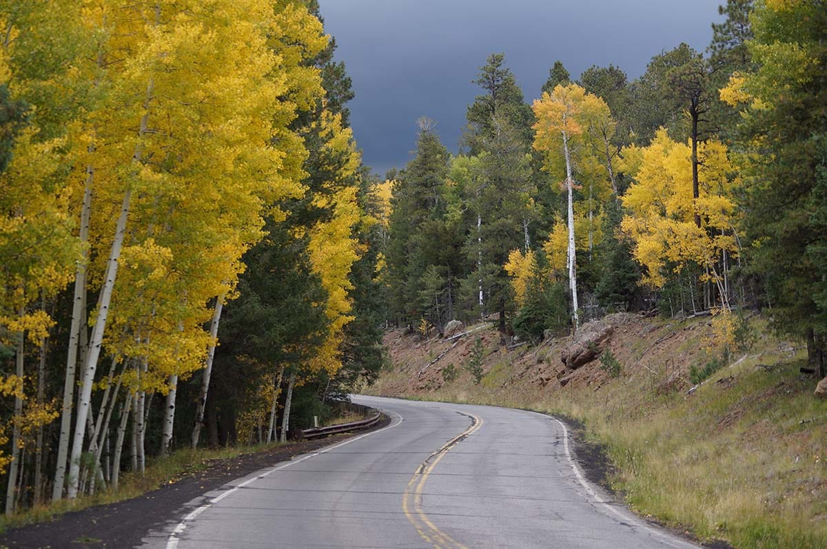 snowbowl road fall