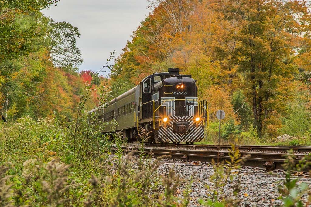 Adirondack Scenic Railroad in Fall