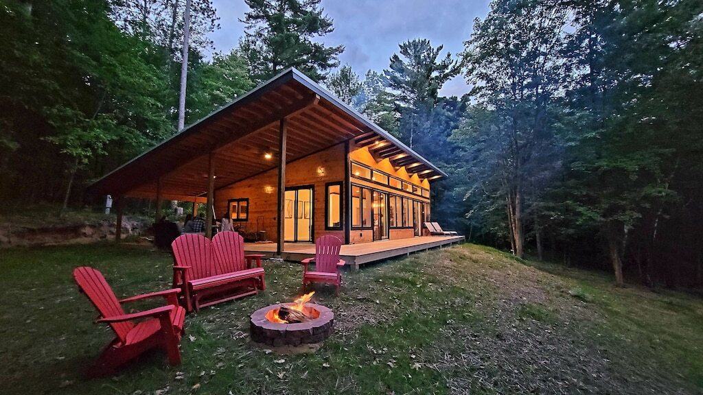 The Hayward Haus wisconsin cabin