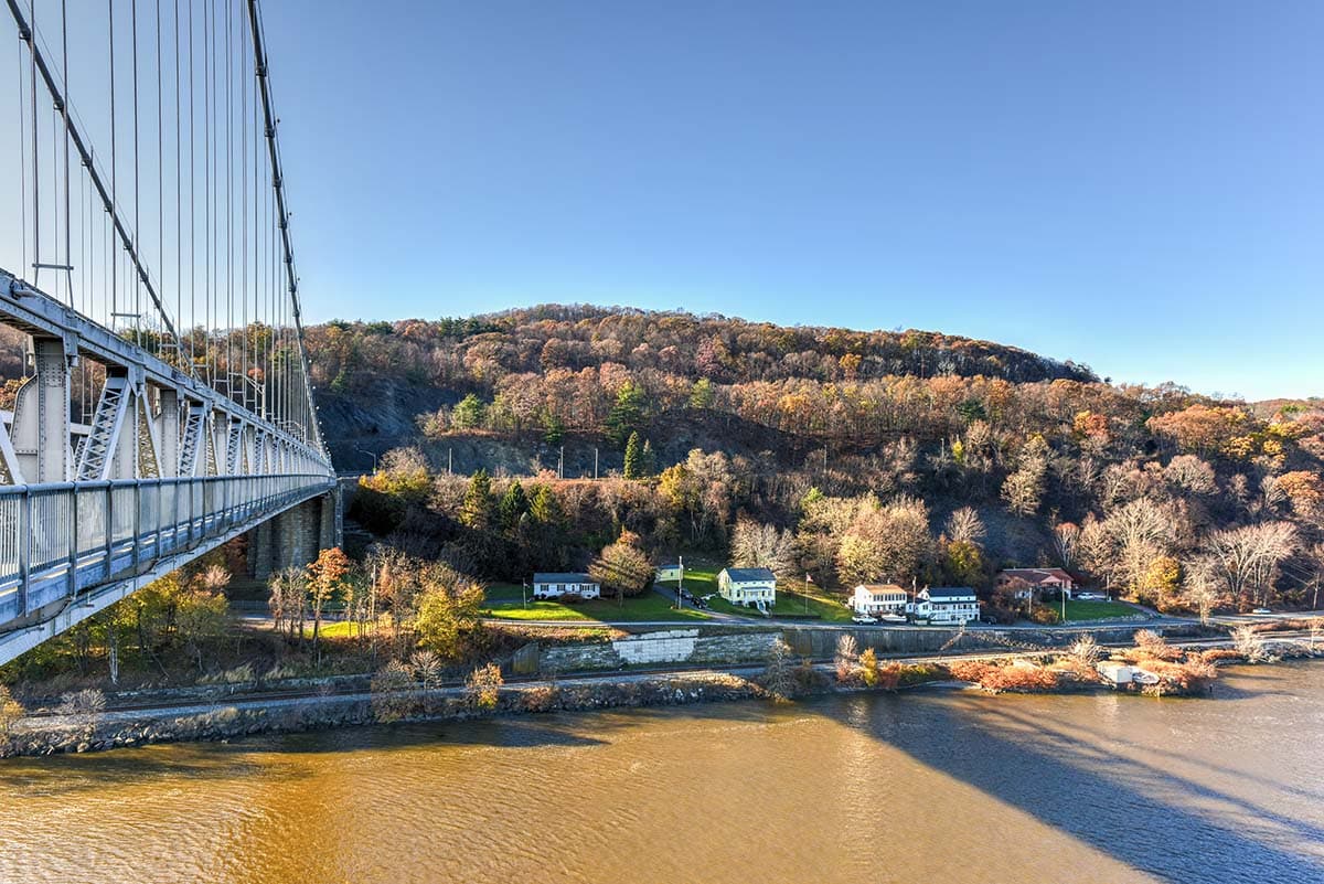 Walkway Over the Hudson fall colors