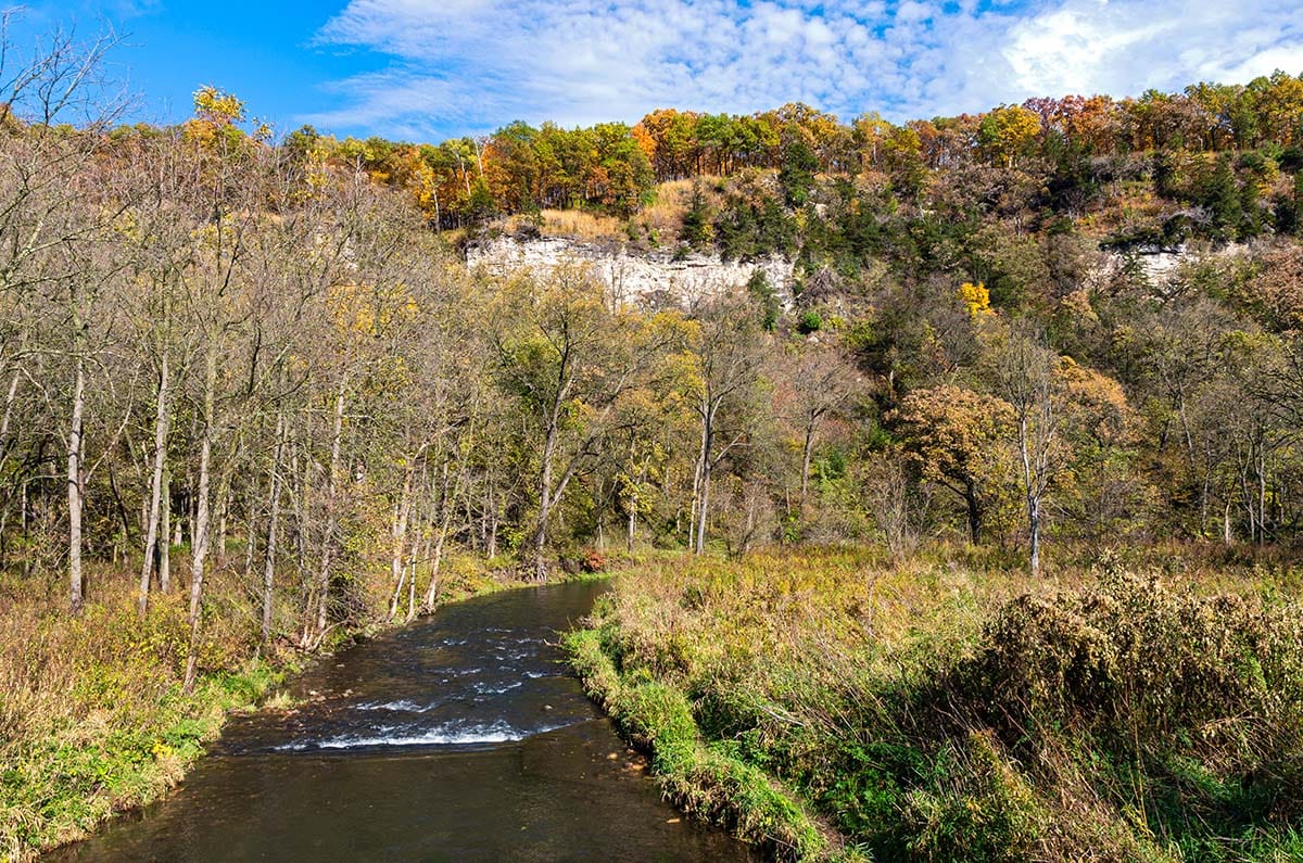 Whitewater State Park autumn