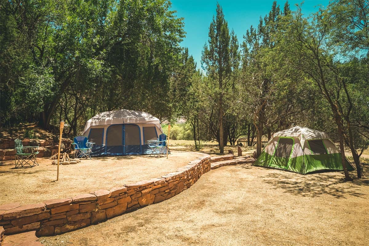 camp avalon sedona camping