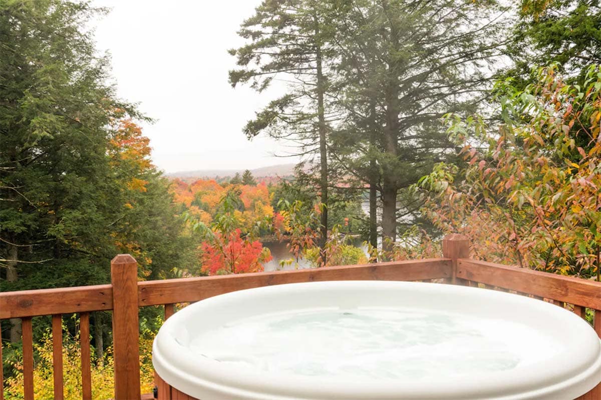 hot tub cabin new york state