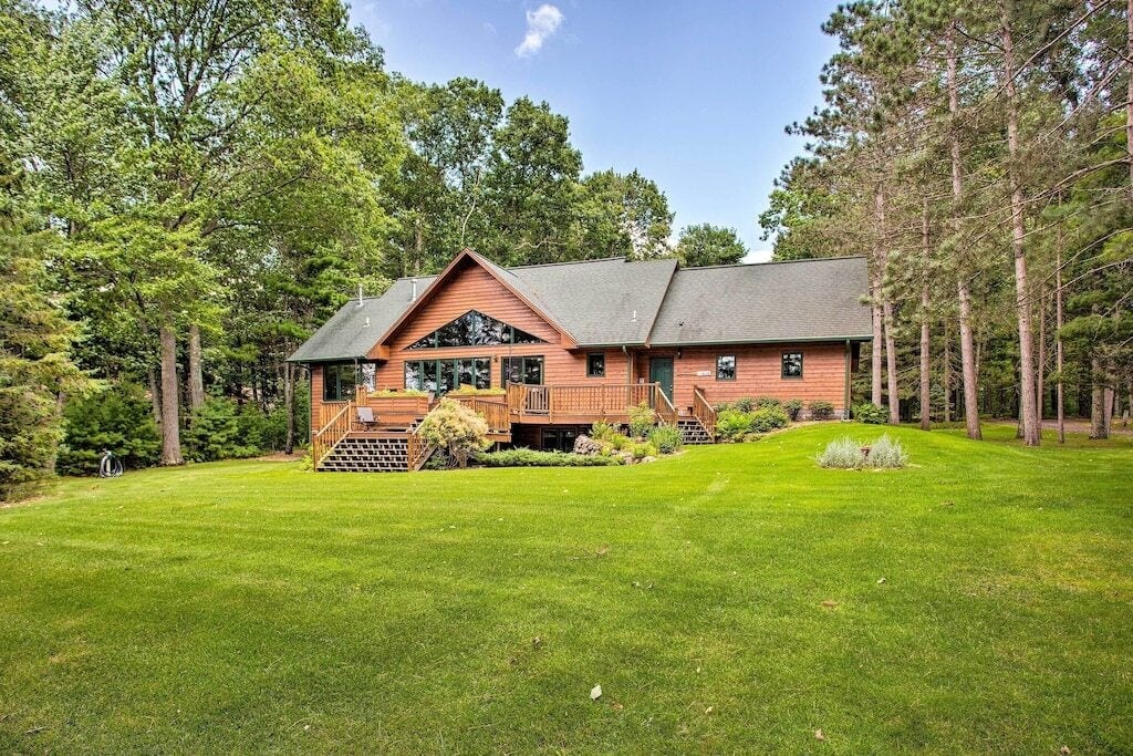 luxury cabin near hayward wisconsin