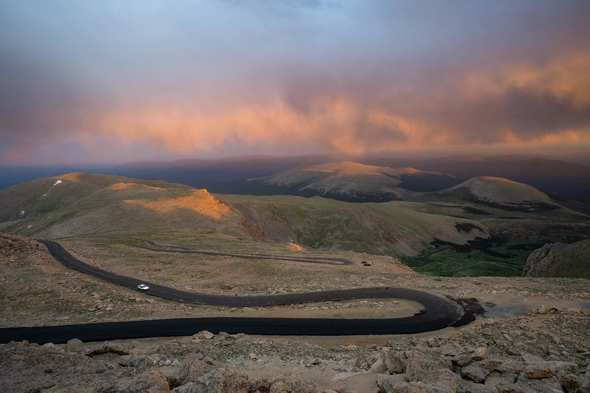 mount evans scenic drive denver