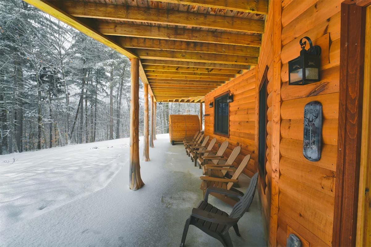 new york cabin sauna