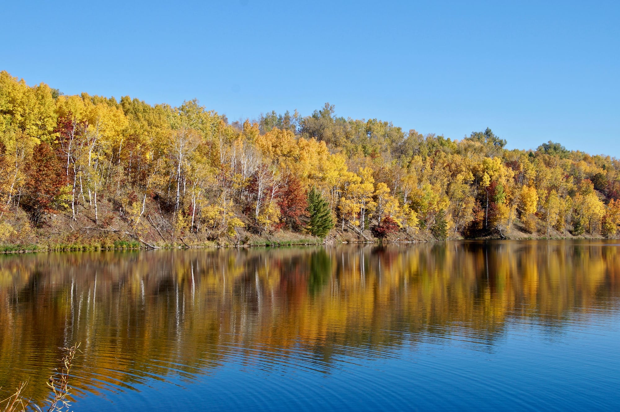 Fall day in Cuyuna Lakes
