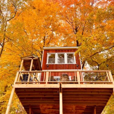 best treehouse rentals pennsylvania