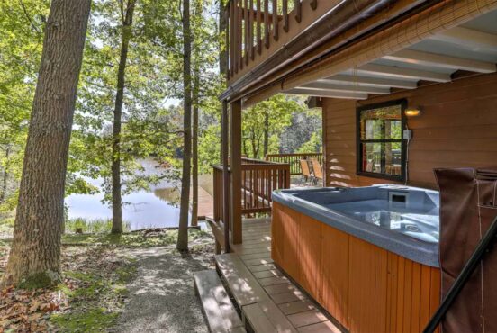 cabins with hot tubs hocking hills ohio