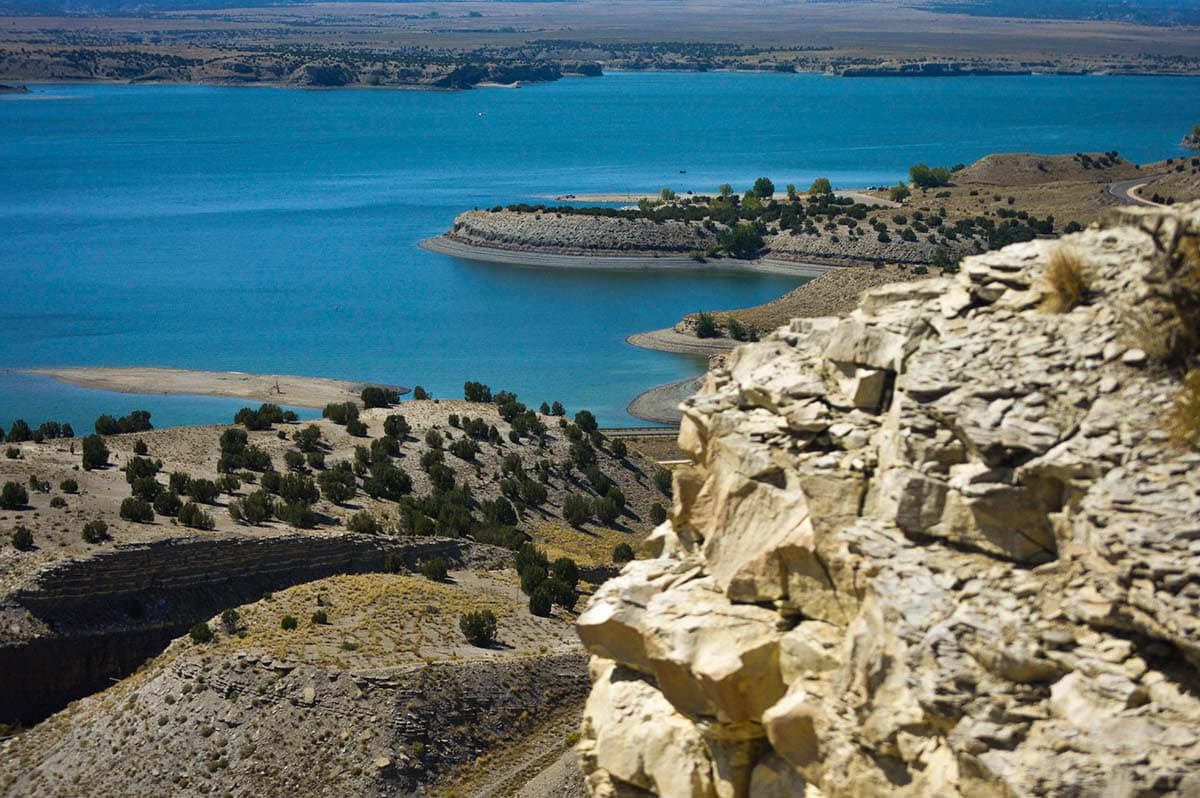 pueblo reservoir - denver to abq road trip