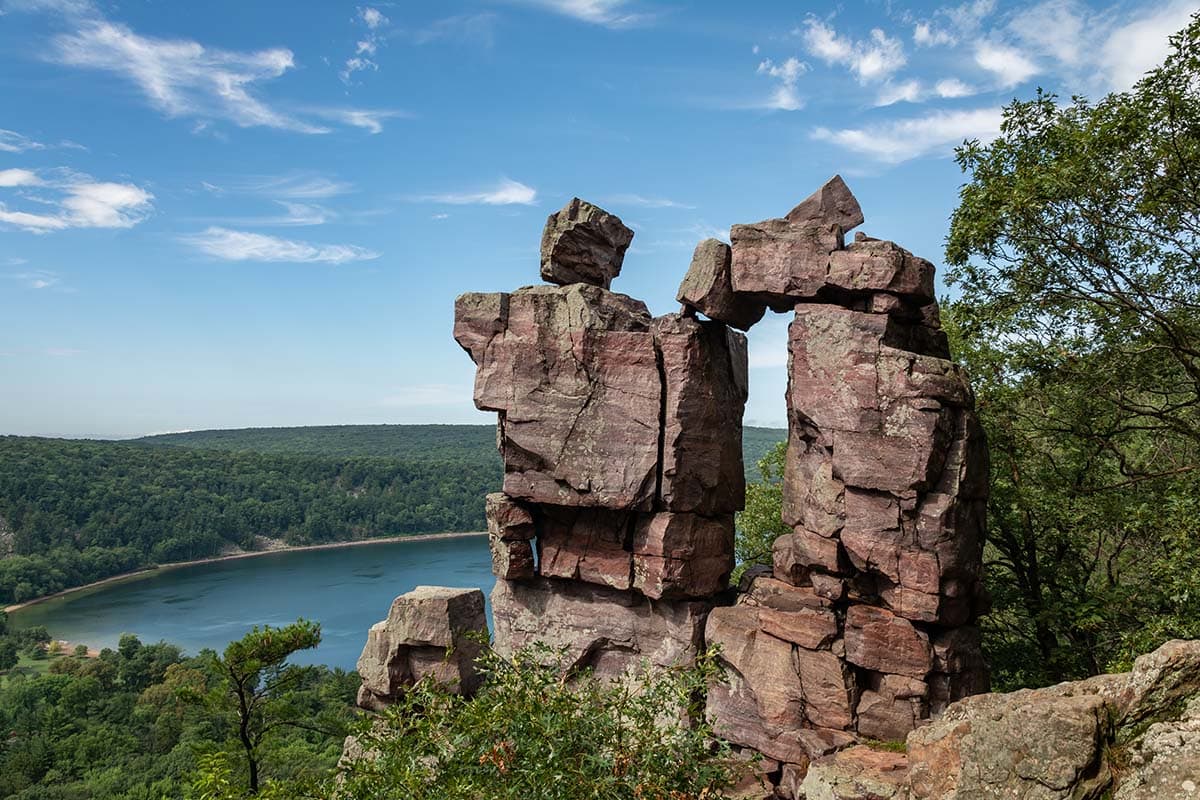 Devils Lake East Bluff Hike Wisconsin Dells