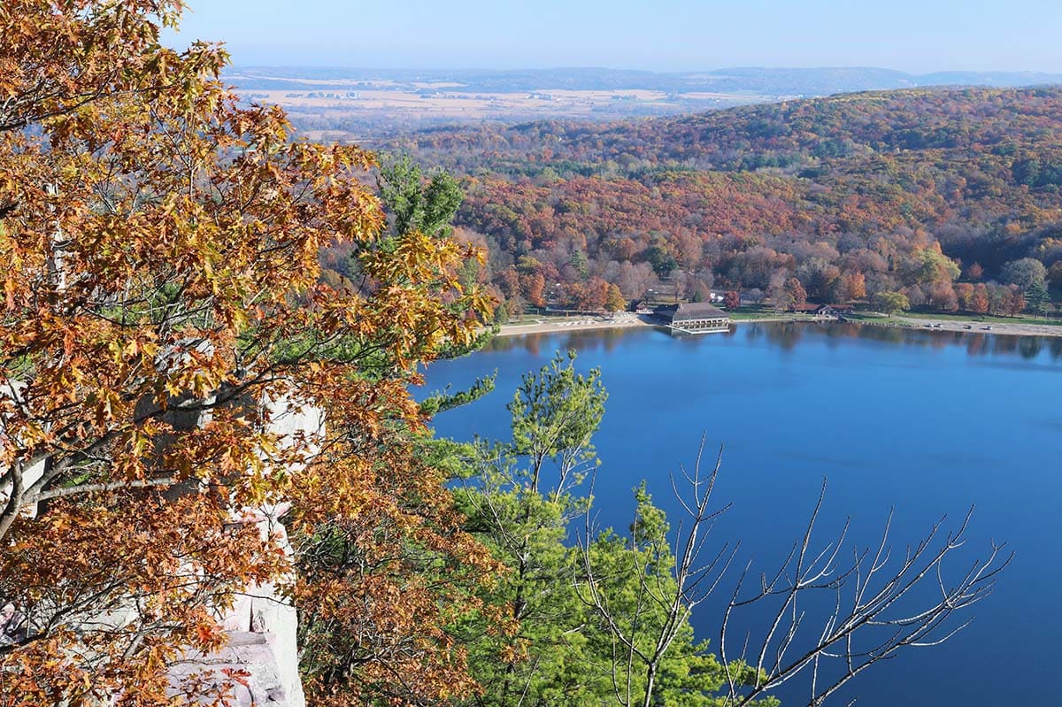 Devils Lake West Bluff Hiking Wisconsin Dells