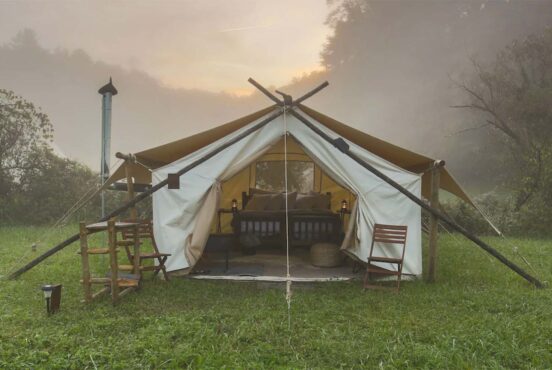 glamping great smoky mtns national park