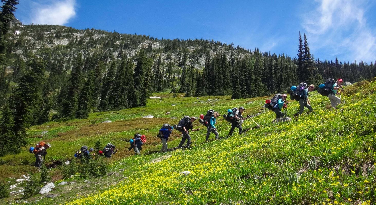 outward bound hiking trip