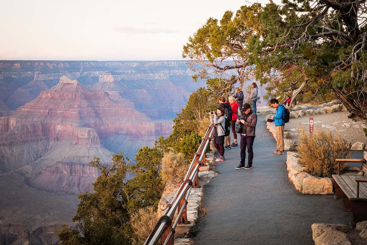 rim trail - vegas to grand canyon road trip