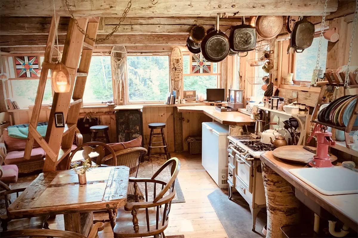 rustic pet friendly michigan cabin