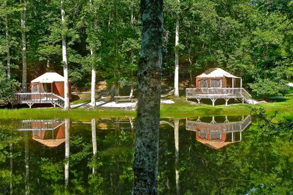 smoky mountains glamping yurts