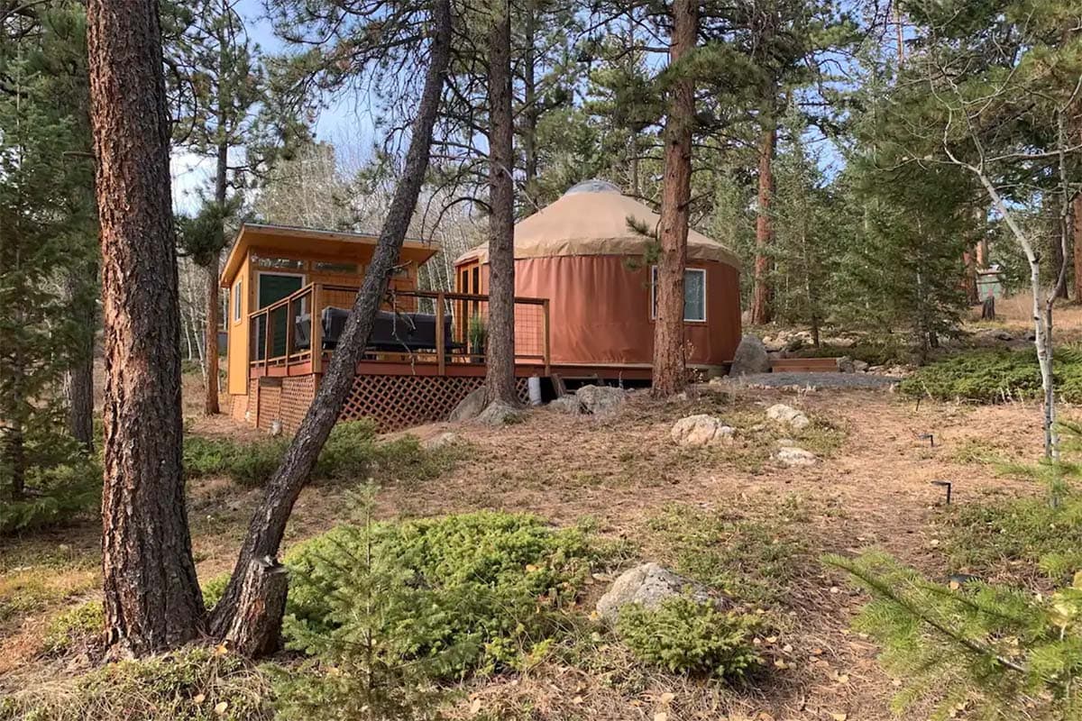 yurt glamping near denver