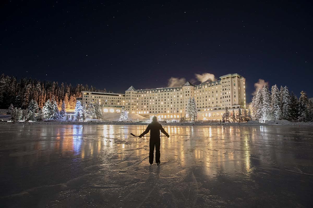 best time to visit banff - winter