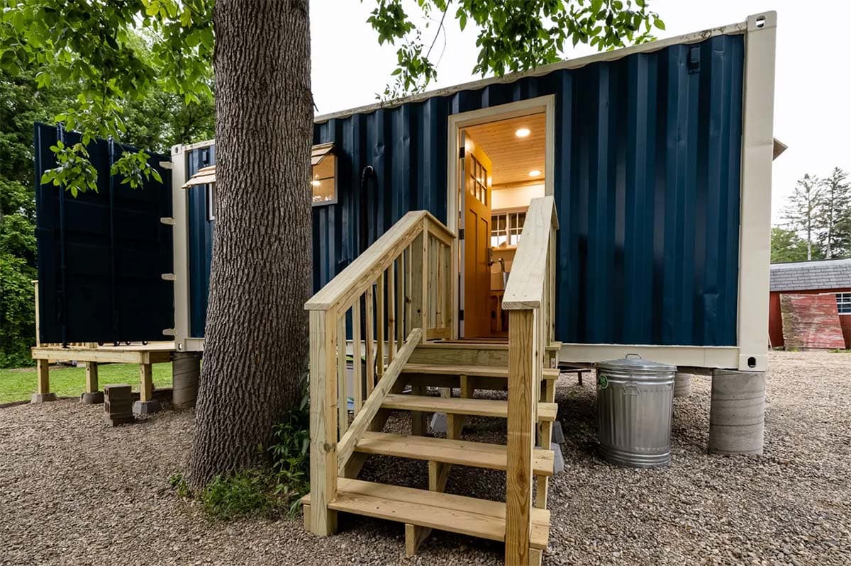 shipping container tiny home new york