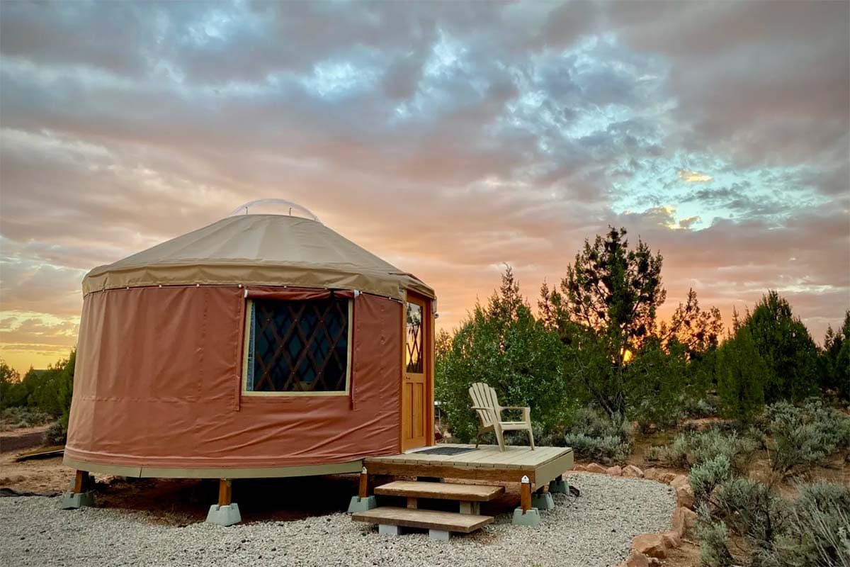yurt glamping zion national park