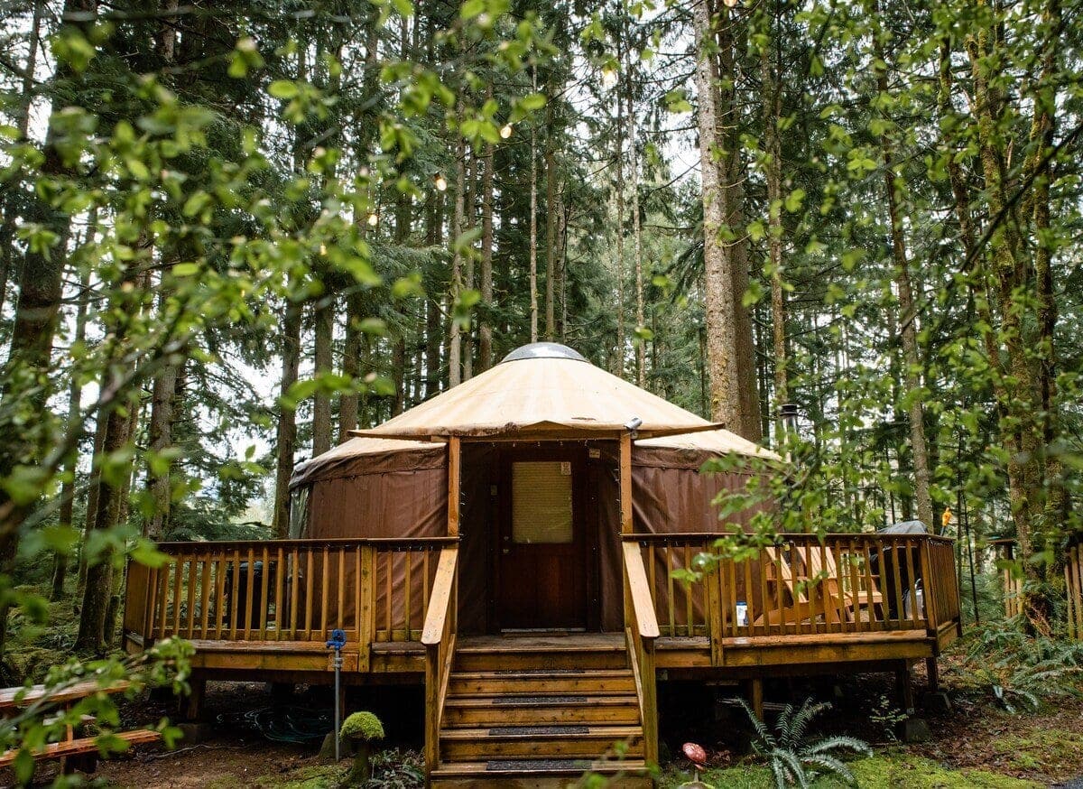 washington yurt glamping