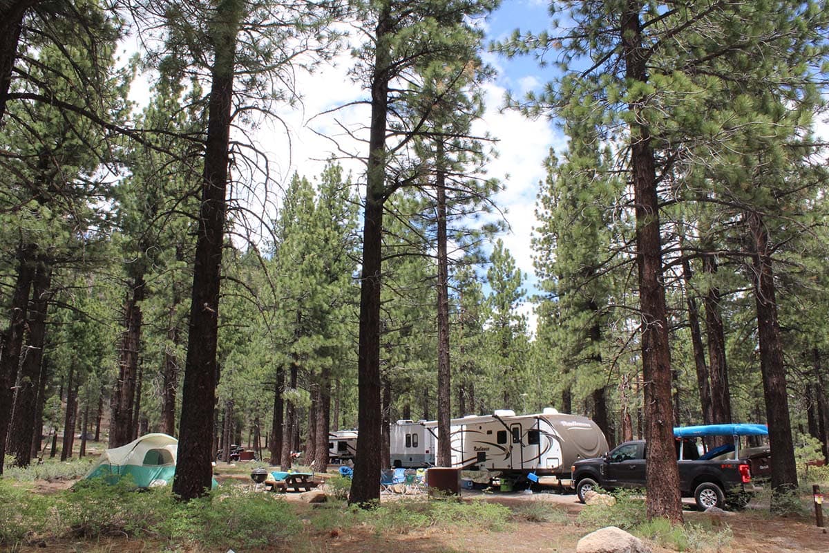 Shady Rest Campground Mammoth Lakes