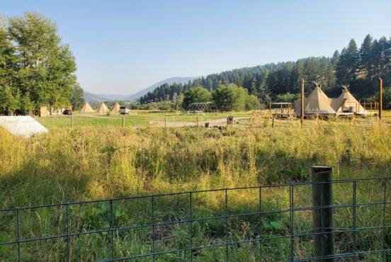 glamping in tents