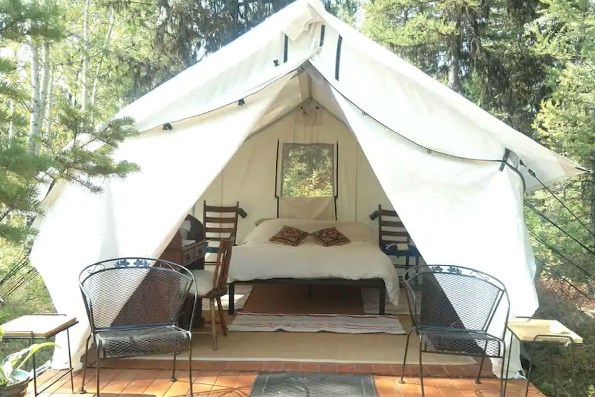 glamping near glacier natl park