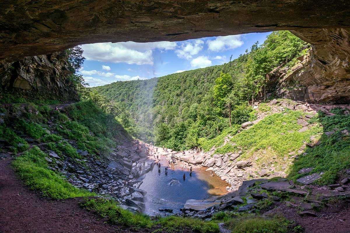 swimming holes upstate ny - Kaaterskill Falls